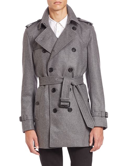 wool cashmere trench coat burberry men|Burberry cashmere kensington trench coat.